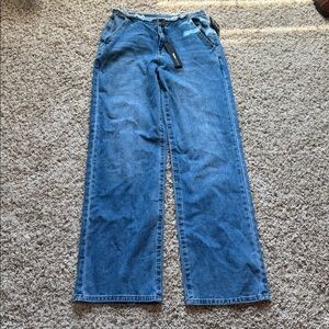 Fashion Nova Medium Wash Baggy Jeans